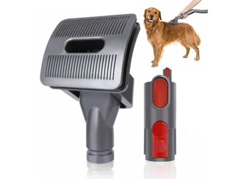 Cepillo para perros y mascotas, herramienta para Dyson V11 V10 V8 V7 V6 Dc36 Dc35 Dc37 Dc45, limpieza al vacío con convertidor, adaptador de vacío ...