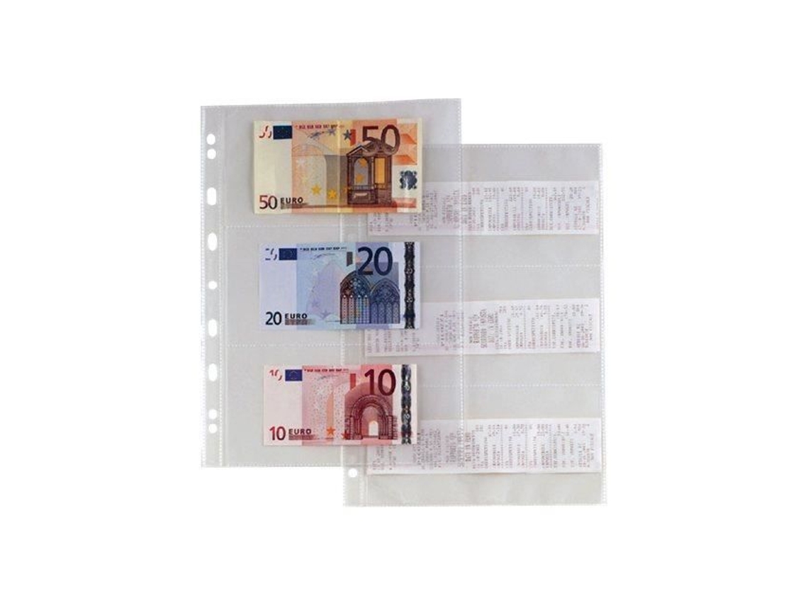 Conozco Atla 6 S Mangeve perforada 6 bolsillos de 190 x 95 mm Embalaje transparente con 10