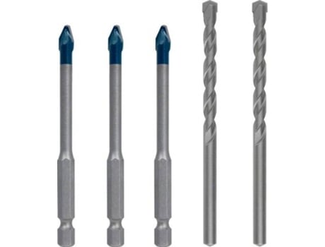 Conjunto Mixto de 5 Brocas EXPERT HEX-9 HardCeramic de 6 mm