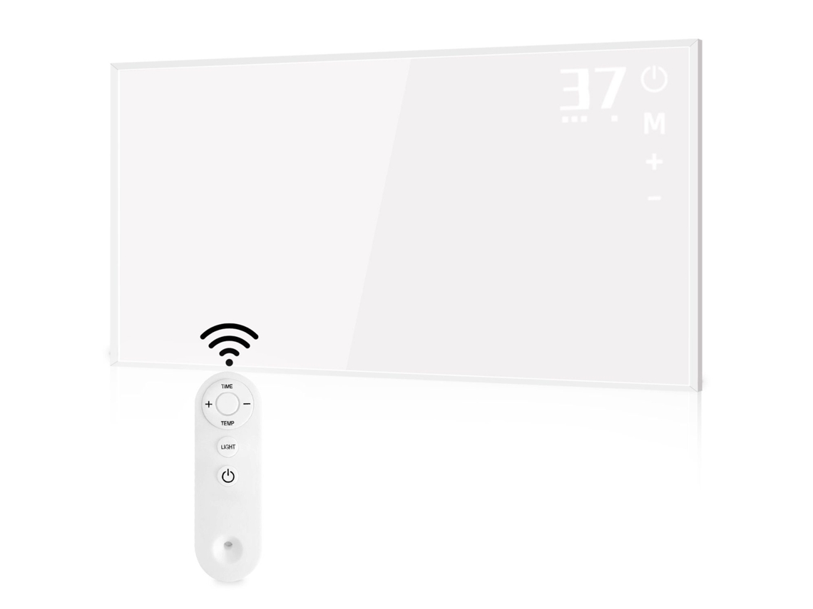 Calentador infrarrojo de pared de bajo consumo con control remoto para dormitorios y hoteles Zmh