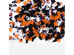 Confeti de mesa de Halloween en 5 bolsas – Fantasmas, murciélagos y brujas, 75 g NEVEANCE