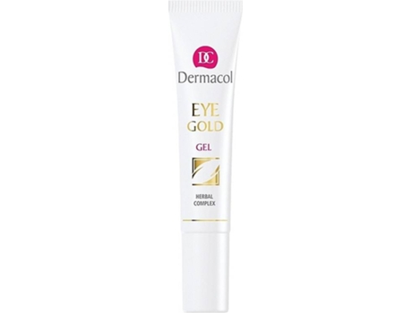 Crema de Ojos DERMACOL Gold Refreshing Gel To Treat Swelling And Dark Circles (15ml)