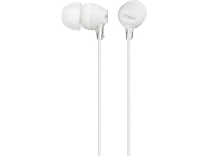 Auriculares SONY MDR-EX15LP (In Ear - Blanco)