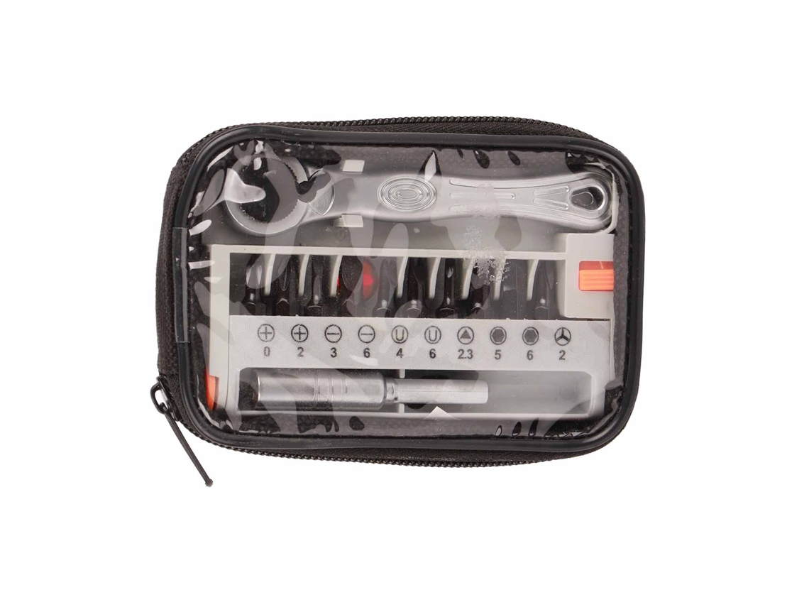 2026urbannova-12 en 1 Herramienta portátil Mini llave de carraca rápida de 1/4'' y juego de brocas para tornillos para reparación manual