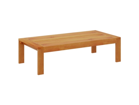 Mesa De Jardín VIDAXL Marrón Madera de acacia (100x50x27 cm)