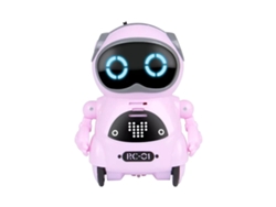 Bolsillo Rc Robot Hablar Diálogo Interactivo Reconocimientos De Voz Grabar Cantar Bailar Rosa Gertiz