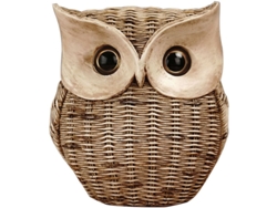 Estatua decorativa de búho para estanterías y estantes, adorno de animales para el hogar NEVEANCE