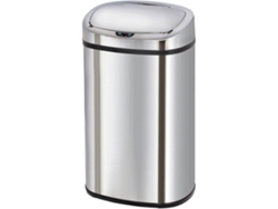 Cubo de Basura KITCHEN MOVE (Gris - Acero Inoxidable - 58 L)