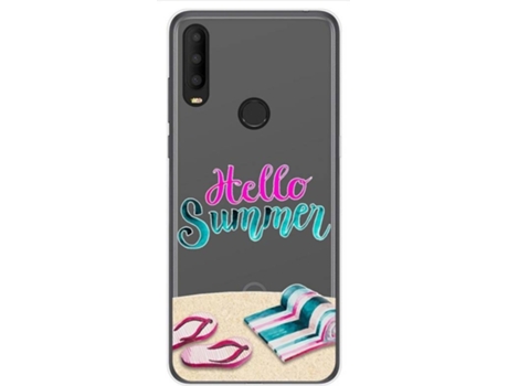 Carcasa Alcatel 3X 2020 TUMUNDOSMARTPHONE Dibujos Transparente Multicolor