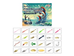 Calendario de cuenta regresiva de Navidad Señuelos de pesca Worten