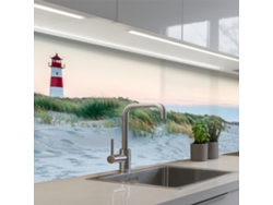 Paneles antisalpicaduras de cocina Lighthouse - Naturaleza - Playa 200x80 cm