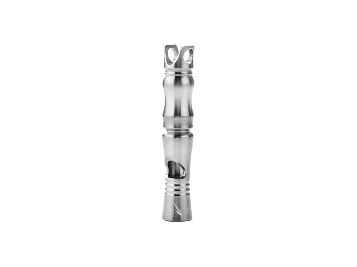 Sirena de emergencia, aleación de titanio, filtro portátil de alta calidad, ideal para actividades al aire libre y senderismo.