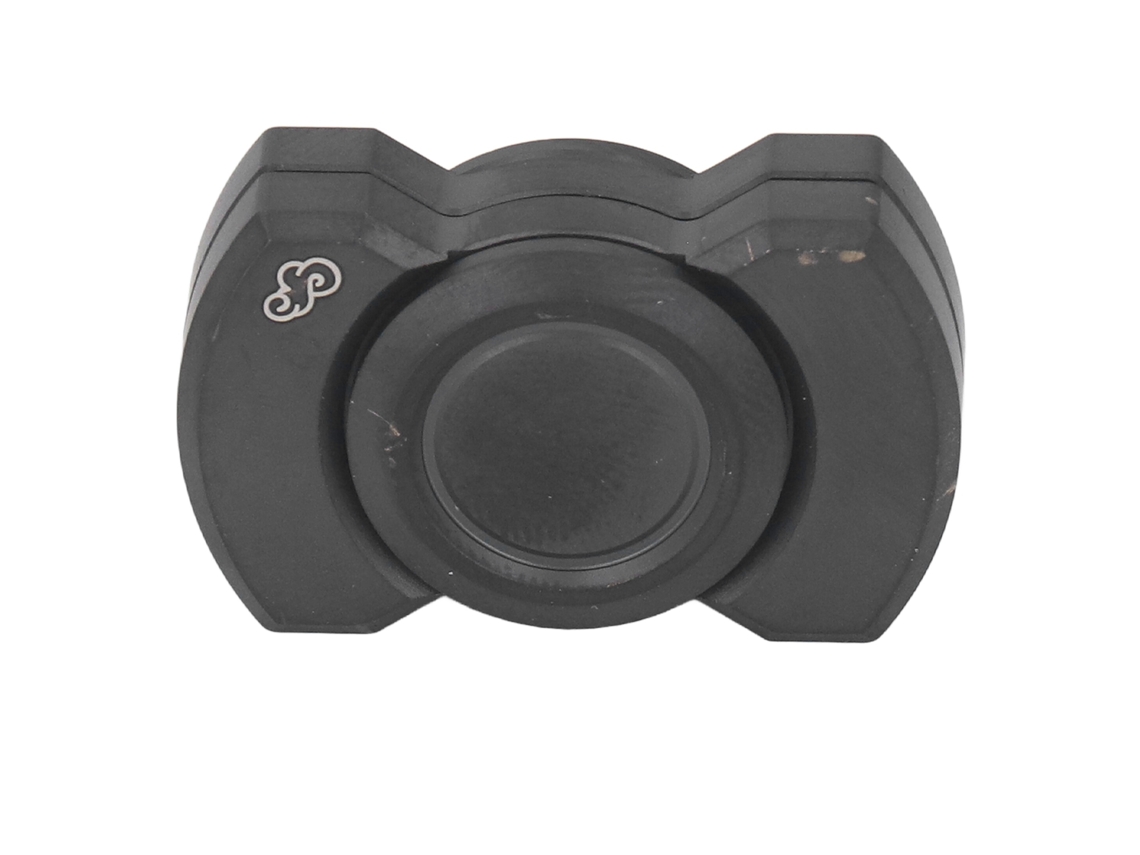 Brinquedo Deslizador De Estrés Metal Portátil Leve Ergonómico Para Adulto Tdah Tda Preto
