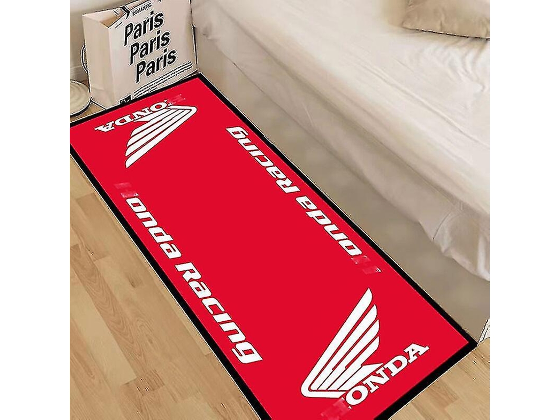 Alfombra Exhibición Motocicletas Antideslizantes Racing Honda Kawasaki Yamaha Bmw Suzuki Floor Algodón (60x11x11)