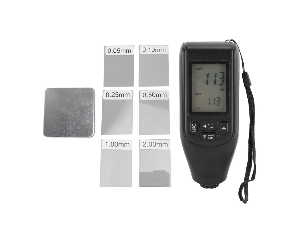 Medidor Digital De Espesor De Pintura 0-2000 Μm 3 Unidades Fe Nfe Detección Automática