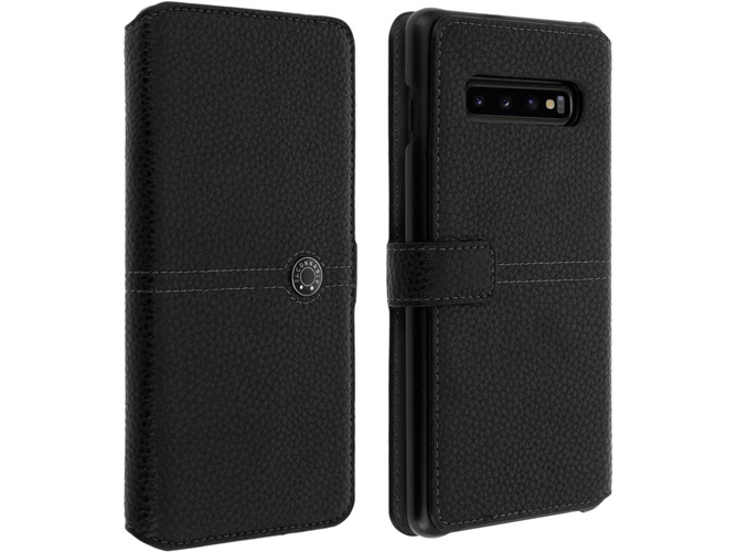 Funda Samsung Galaxy S10+ FAÇONNABLE Wallet Negro