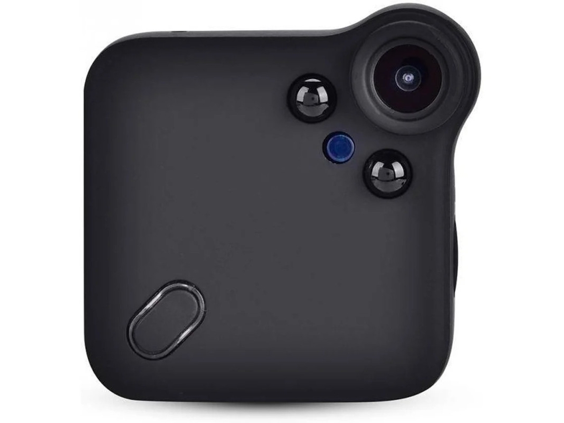 Mini cámara deportiva con conexión Wi-Fi, ideal para interiores y exteriores Yizhood (negra)
