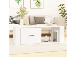 Mesa de Centro Apoyo 100X50,5X35 cm Derivados de Madera Blanco