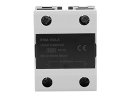 Relé De Estado Sólido Ssr Brm-100la Componente Electrónico Industrial Con Tubo Led
