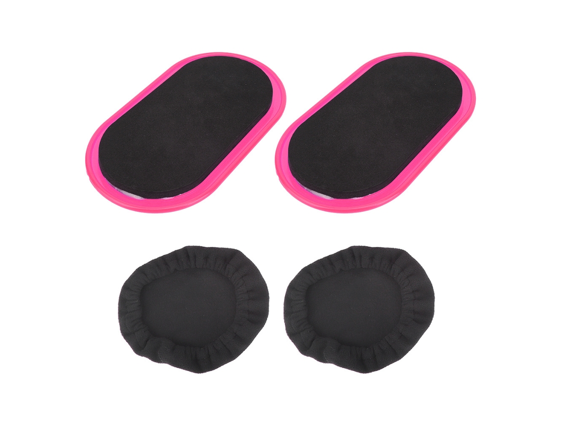 2 discos deslizantes para entrenamiento abdominal. Equipo de fitness.