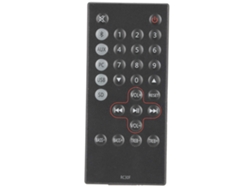 Mando A Distancia De Repuesto Resistente Al Desgaste Rc30f Para El Sistema De Sonido C2xb C6xd