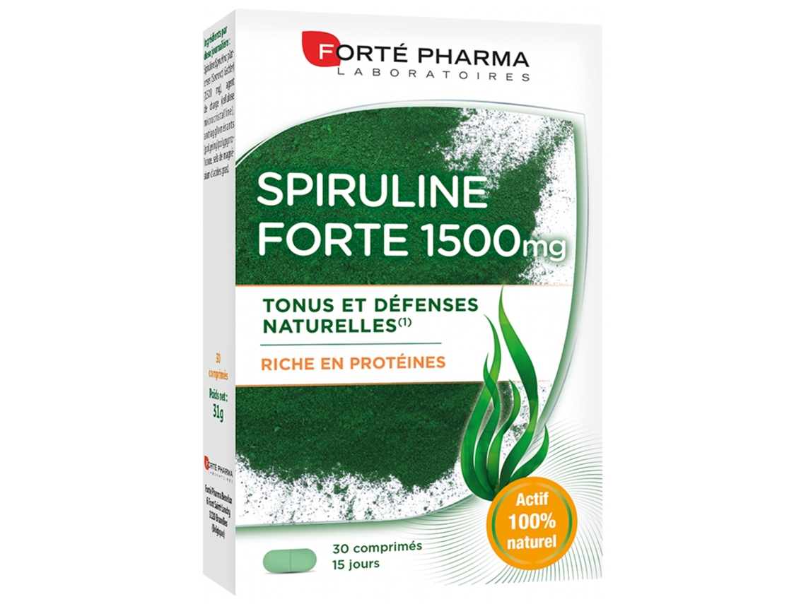 Espirulina Forte 1500 30 Comprimidos FORTÉ PHARMA