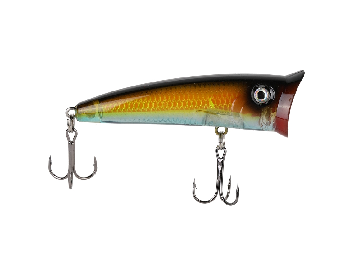 Señuelo De Pesca Artificial De Plástico De 7 Cm Con Popper Flotante Y Anzuelo Para Peces Marinos Y De Agua Dulce (n.º 4)