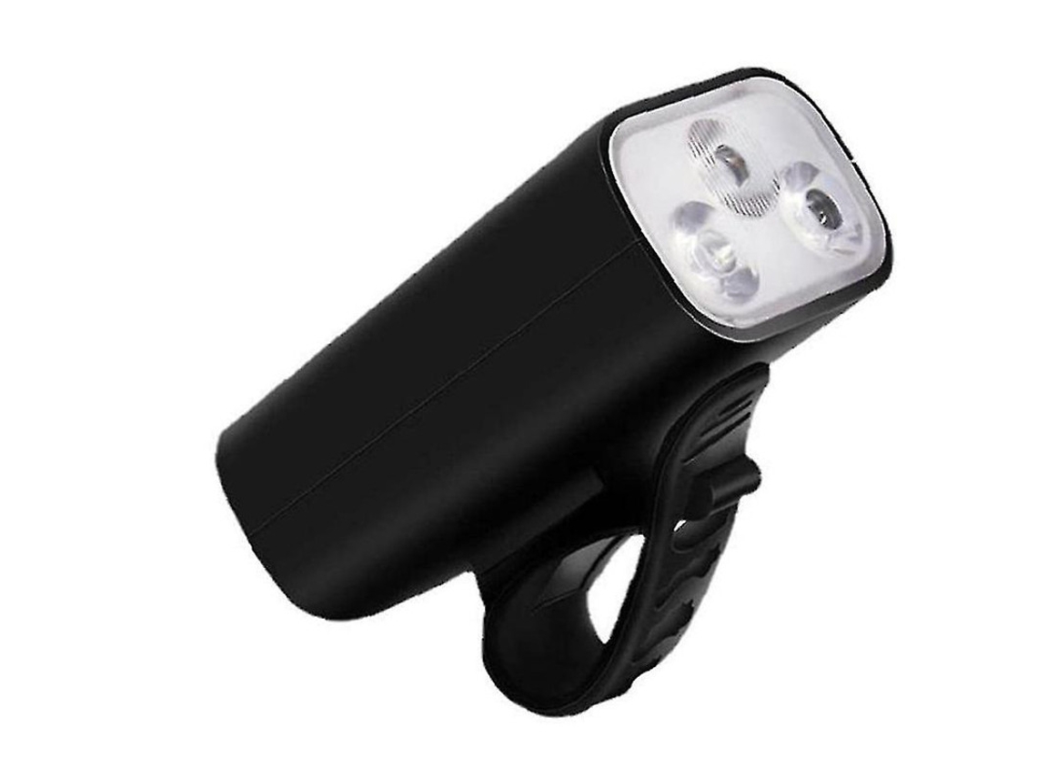 Faro delantero para bicicleta recargable por USB C, IPX6, color negro, Yizhood
