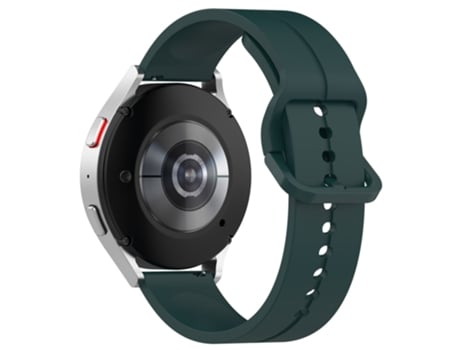 Correa de Silicona 20mm para Samsung Galaxy Watch 5/Huawei Watch GT3 42mm - verde medianoche