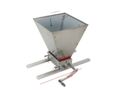 Trituradora de granos, acero inoxidable, velocidad de 3,6 kg/min, rodillos ajustables, OEM plateado