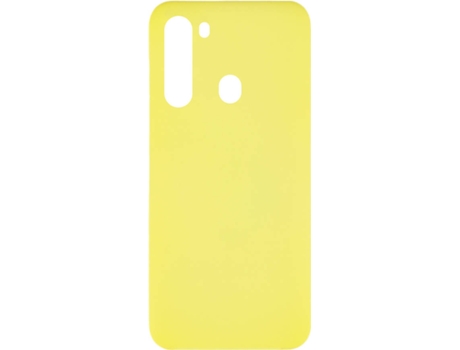 Samsung Galaxy A21 SKYHE Silicona Líquida Amarillo