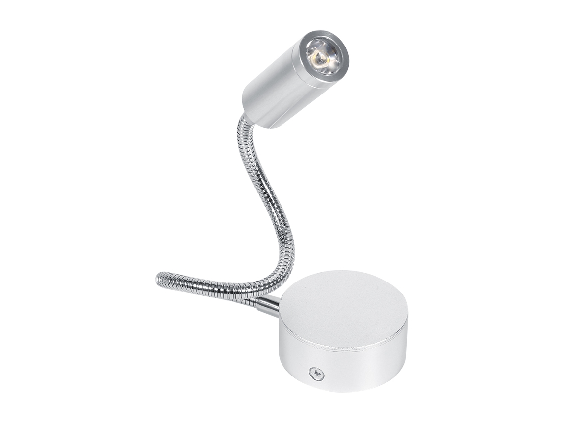 2026-lámpara De Cama Led 1w Luz Blanca Cálida Con Cuello Flexible Para Lectura Y Trabajo Ac85-265v