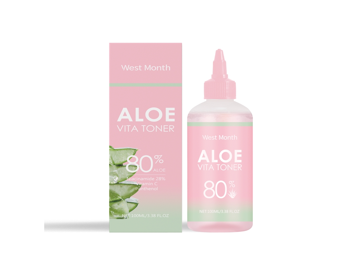 Agua calmante de aloe vera para pieles sensibles