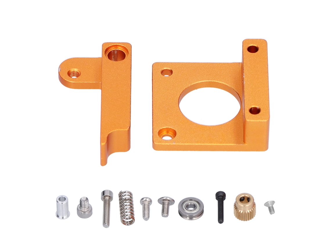 bloques de aleación de aluminio para soporte de montaje del extrusor MK8, accesorios para impresora 3D para diestros.