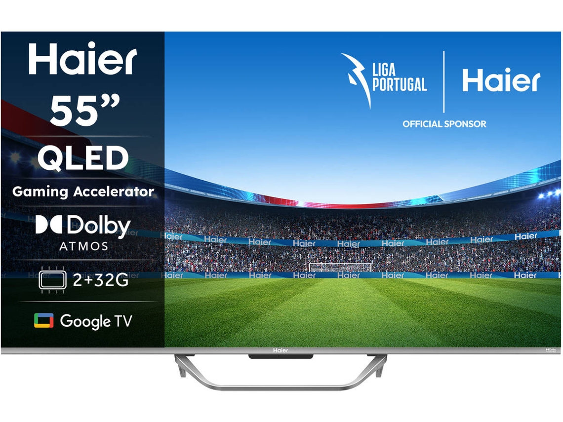TV HAIER H55Q80FUX (QLED - 55'' - 140 cm - 4K Ultra HD - Smart TV)
