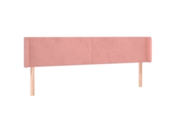 Maison Exclusive - Cabecero De Terciopelo Rosa 163x16x78/88 Cm