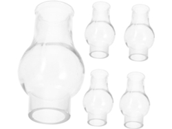 Juego de 6 piezas de vidrio vintage duraderas. SFUSHOS