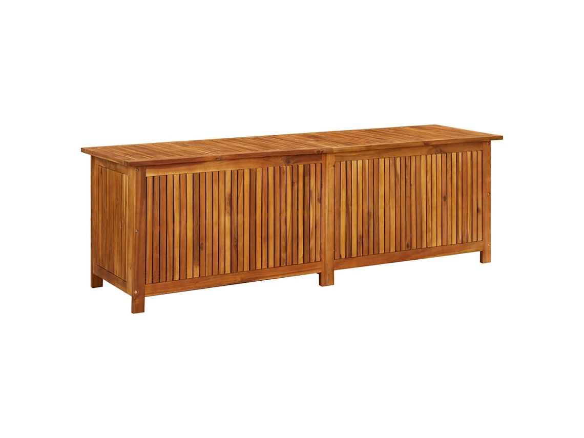 Caja de almacenamiento de jardín 175x50x58 cm Madera maciza de acacia EXCLUSIVA MAISON