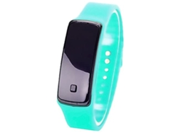 Reloj Deportivo Digital Con Pantalla Led, Correa De Silicona, Funciones Gmt, Alarma Y Retroiluminación (azul Oscuro).