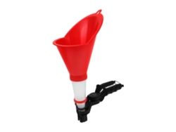 Embudo De Plástico Rojo Para Motor, Filtro Multiusos Para Rellenar Fugas De Aceite De Automóviles, Herramienta Práctica.