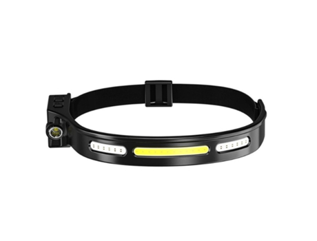 Linterna Frontal Led Recargable Linterna Frontal Led Cob de 500 Lúmenes con Luz Roja Blanca Linterna Frontal Led Impermeable para Correr Camping y ...