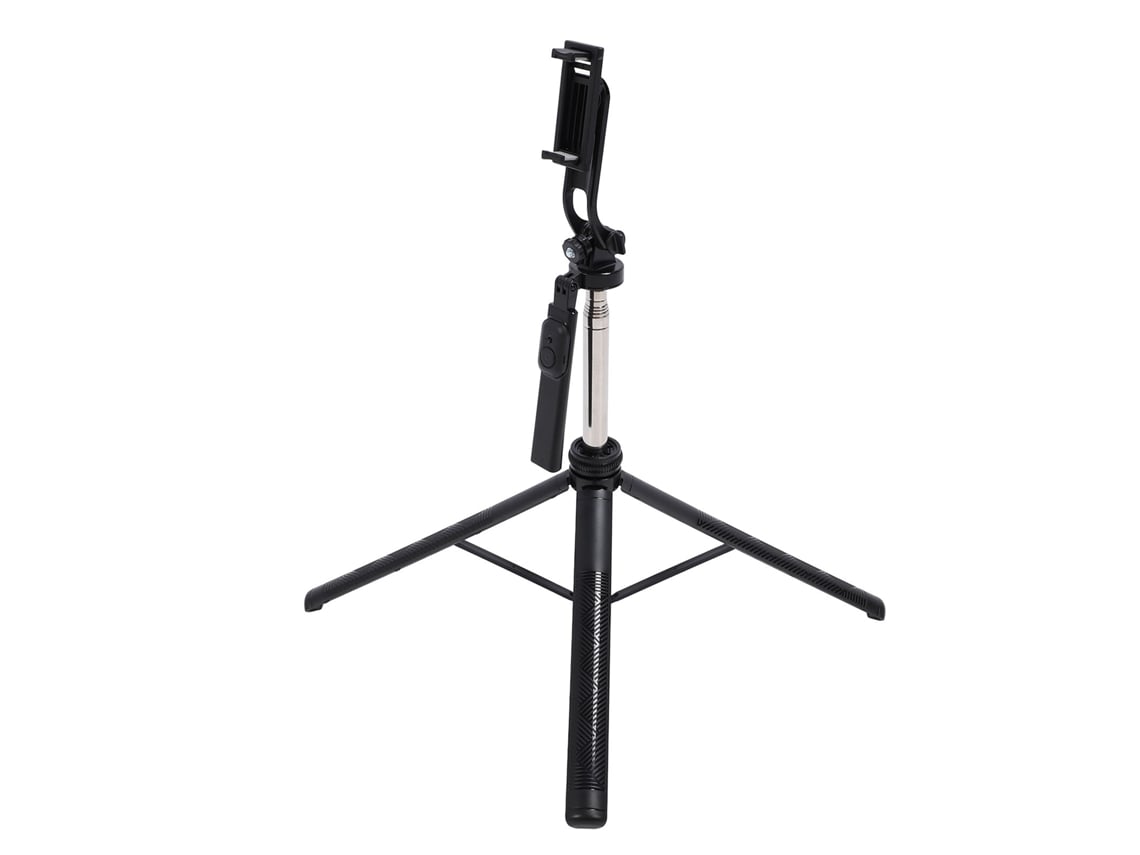 Base De Trípode Para Teléfonos Móviles Con Palo Selfie De 71 Pulgadas, Rotación De 360º, Interfaz De 1/4" Y Control Remoto Bluetooth.