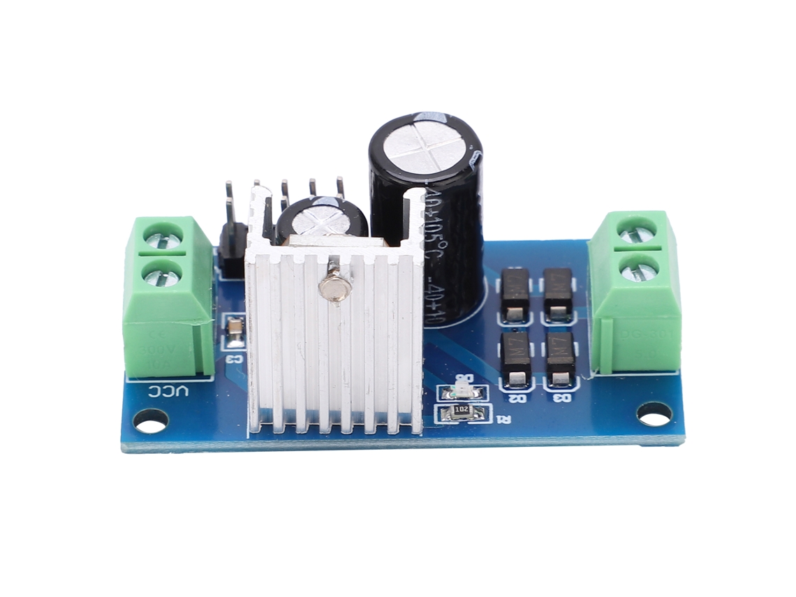 Módulo Regulador De Voltaje Convertidor Reductor 9v 1.2a Lm7809 Fuente De Alimentación Estable 12~24v