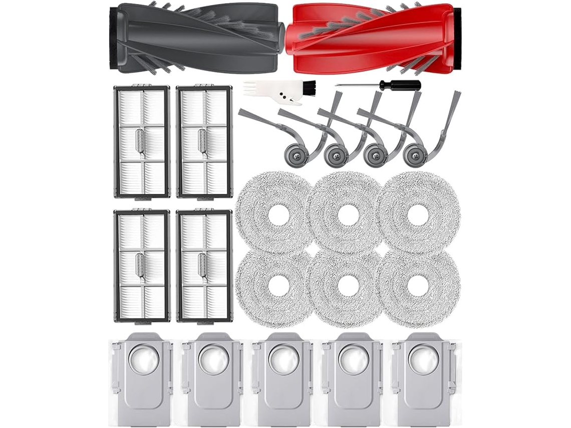 Piezas de repuesto para aspiradora robot Roborock Saros 10r/g20s Ultra (paquete de 23)