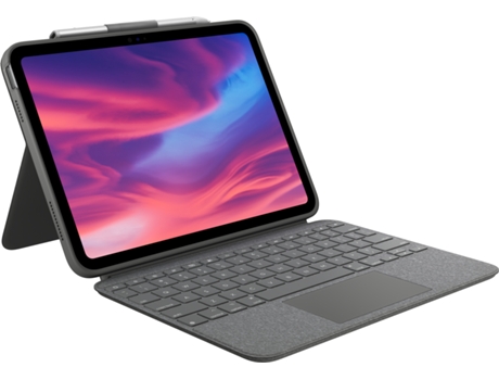 Teclado LOGITECH Combo Touch Gris Francés