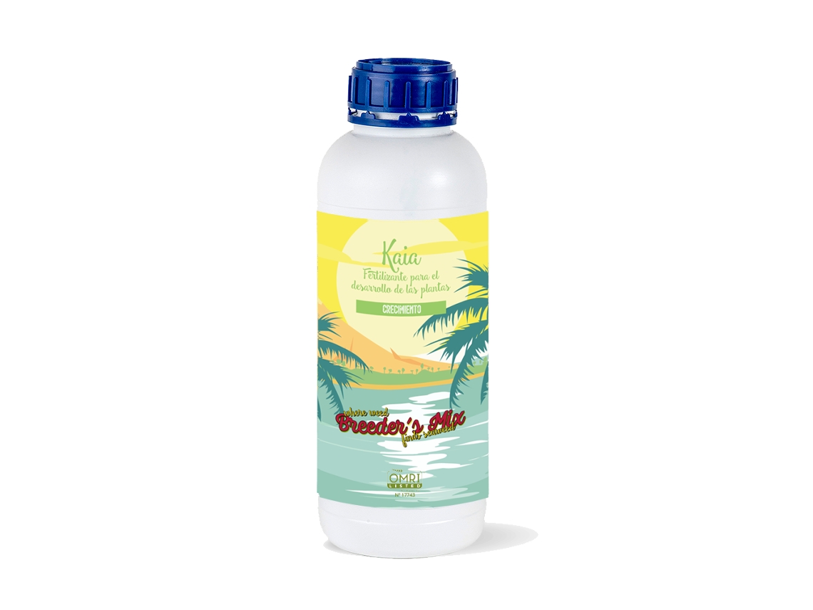 Fertilizante Orgánico Kaia Fertilizante Para Crecimiento Botella 1Lt BREEDER´S MIX