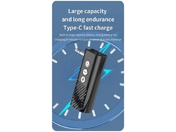 Adaptador de audio para coche Bluetooth 5.3, receptor y transmisor auxiliar Bluetooth Rosewell