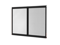 Protector de puerta mosquitera, aleación de aluminio duradera, fácil instalación, ancho 26.5 pulgadas, alto 20 pulgadas