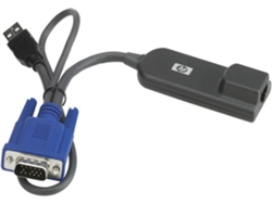 Cables KVM HEWLETT PACKARD (KVM - KVM - Negro)