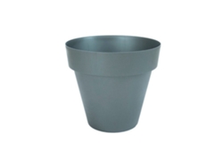 PLASTIKEN TES - Maceta Redonda Clásica Diámetro 22 cm Capacidad 45L Antracita